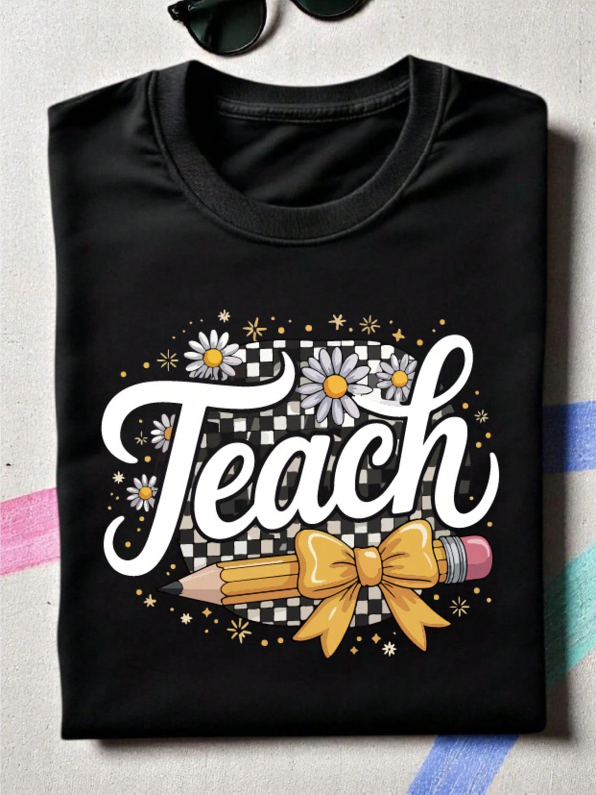 Coquette Bow Teacher T-Shirt