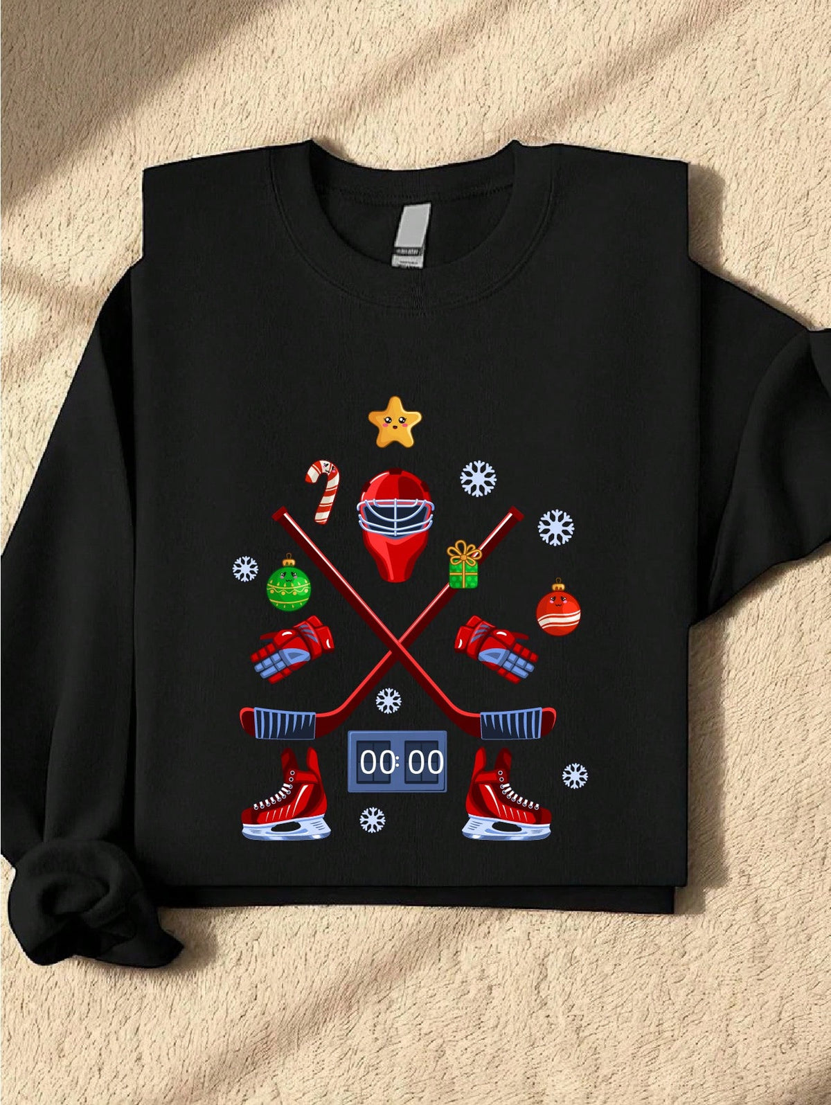Hockey Christmas Sweatshirt