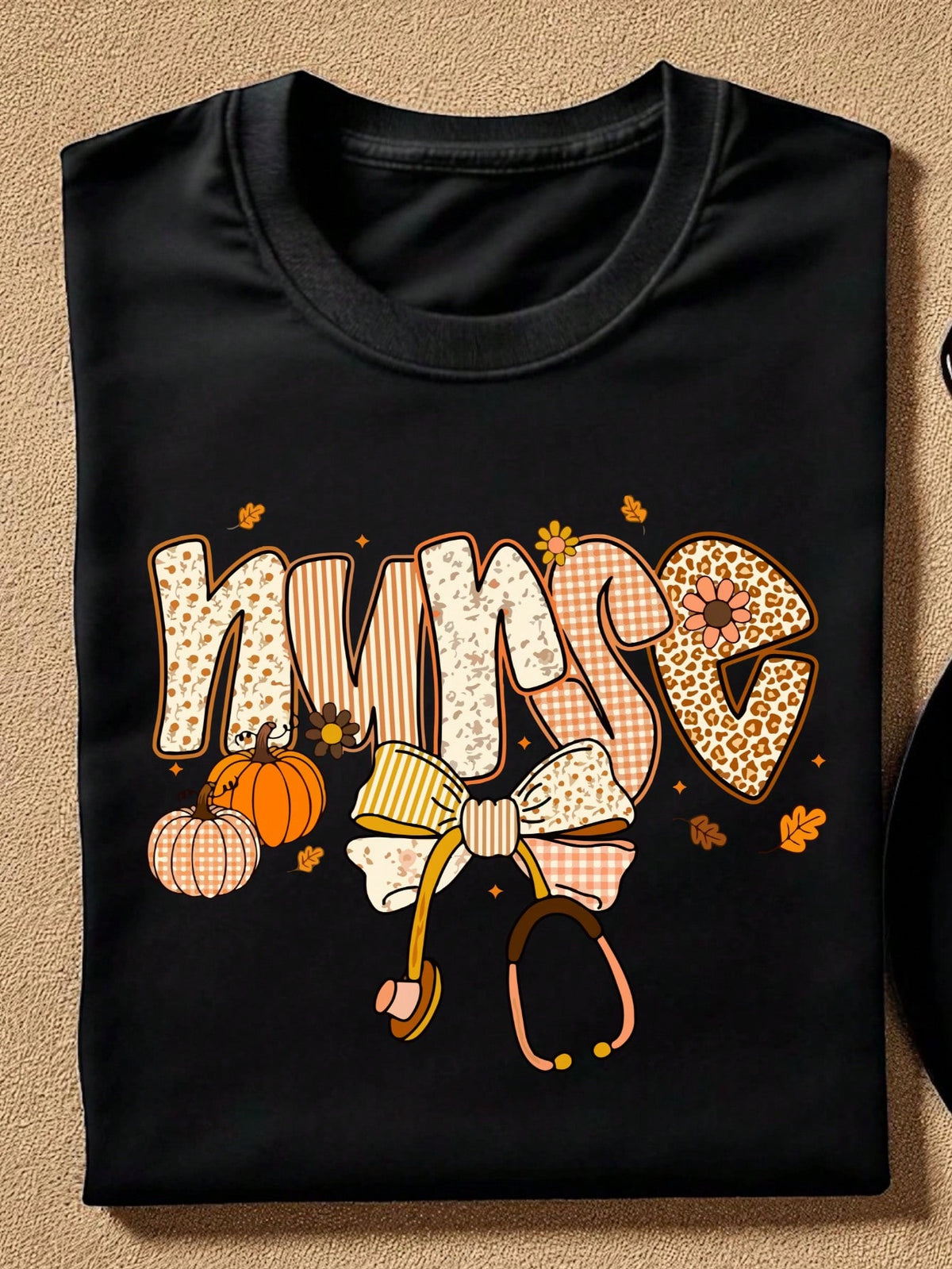 Coquette Fall Nurse T-Shirt
