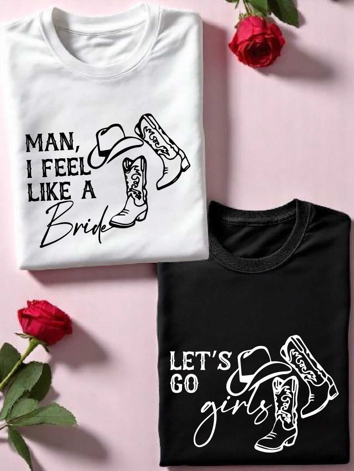 1pc Let"S Go Girls T-Shirt