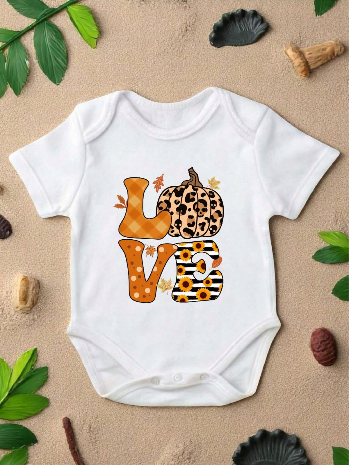 Fall Love Kids Bodysuit