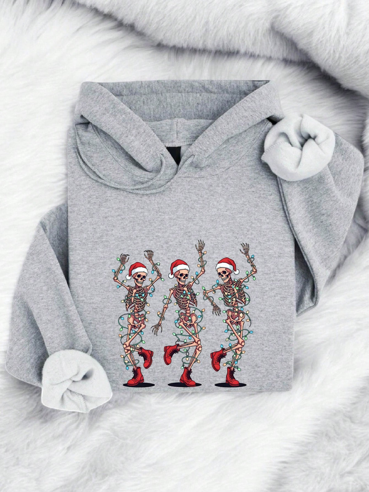 Dancing Skeletons Christmas Hoodie