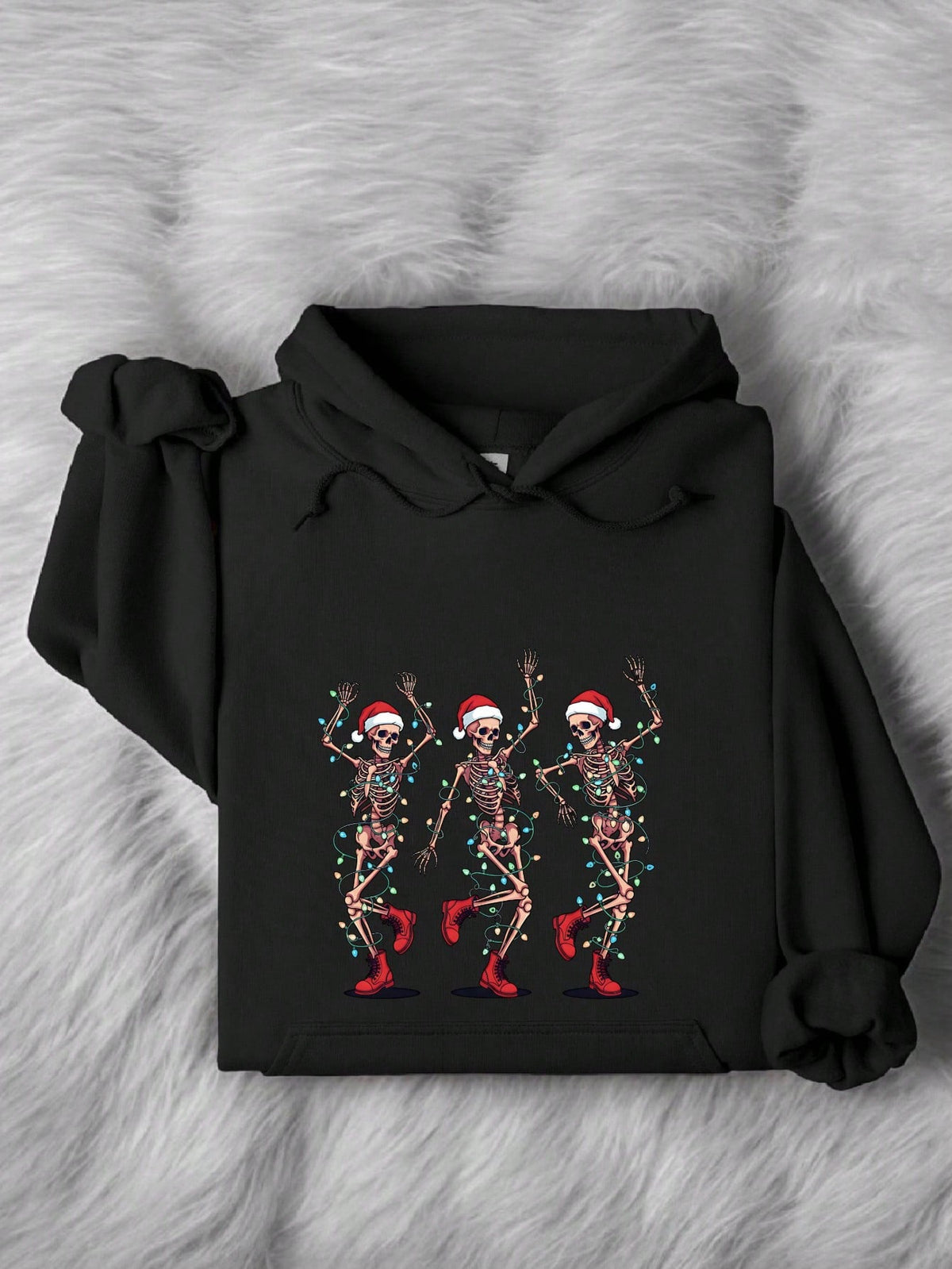 Dancing Skeletons Christmas Hoodie