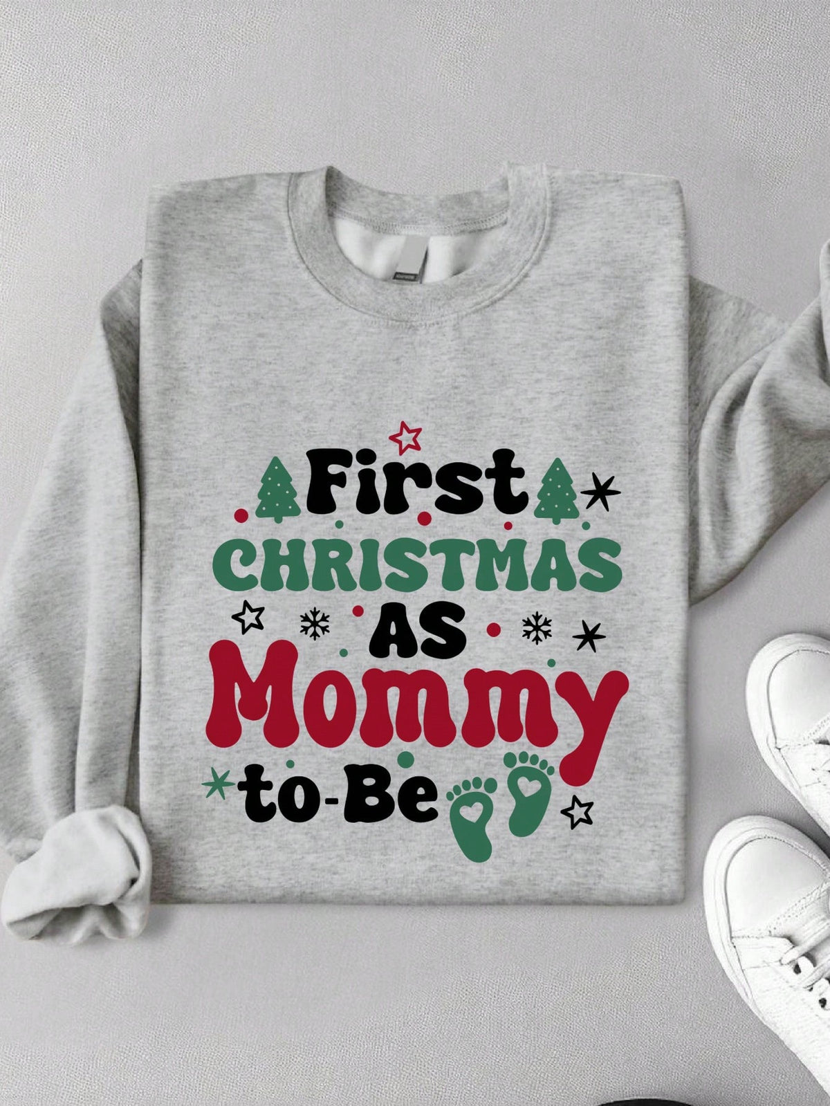 First Christmas As Mommy To Be Unisex Sweatshirt