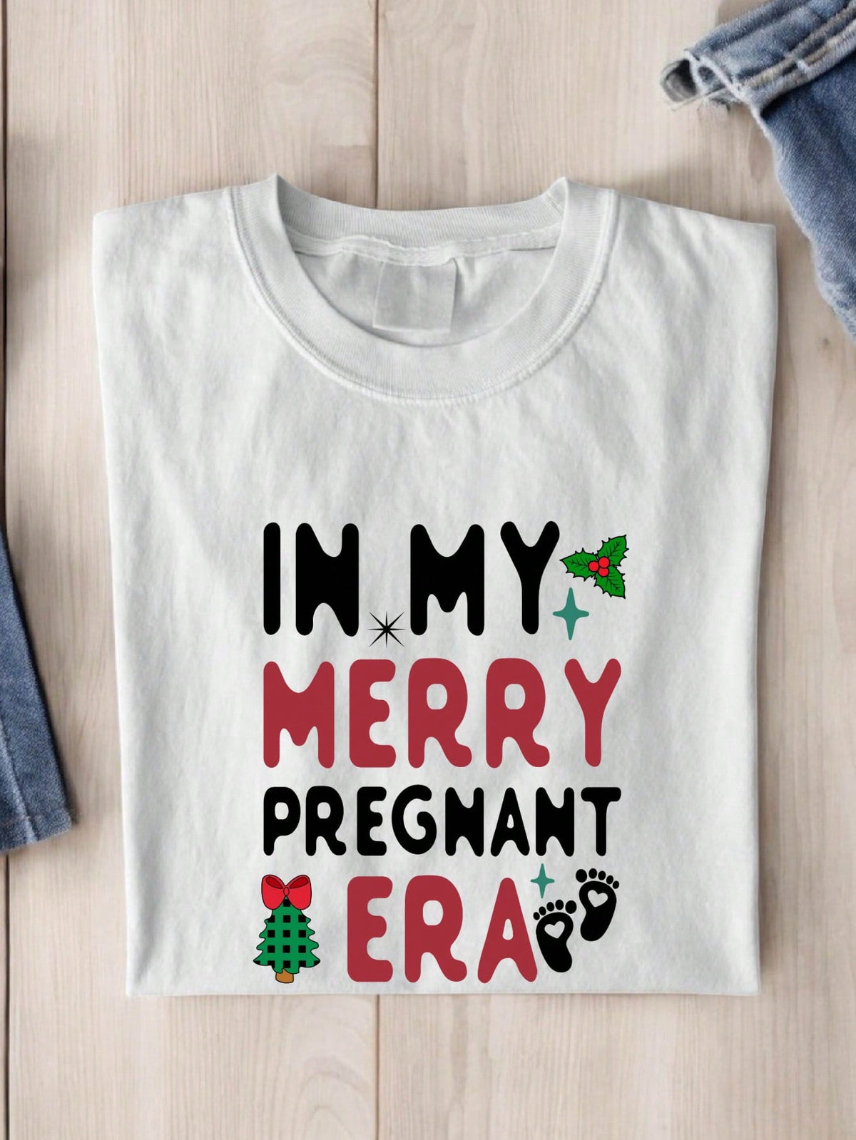 In My Merry And Pregnant Era Unisex T-Shirt