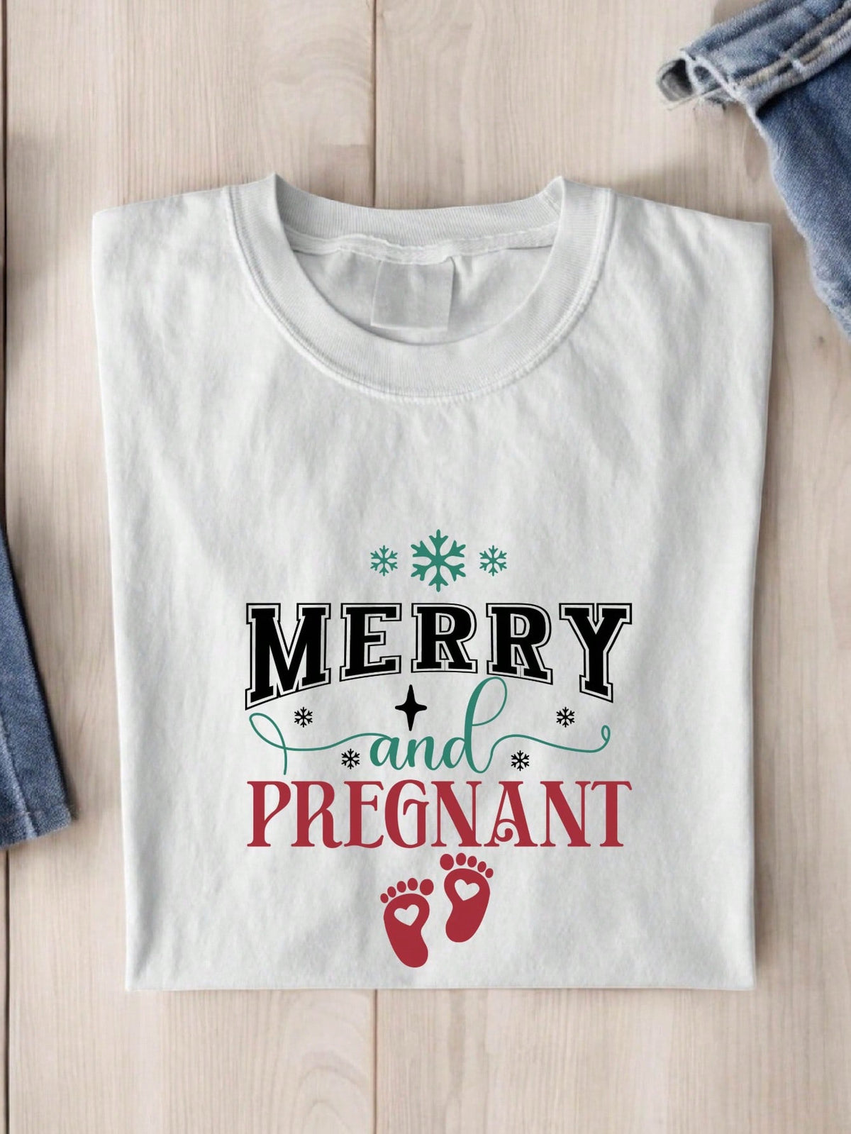Merry And Pregnant T-Shirt