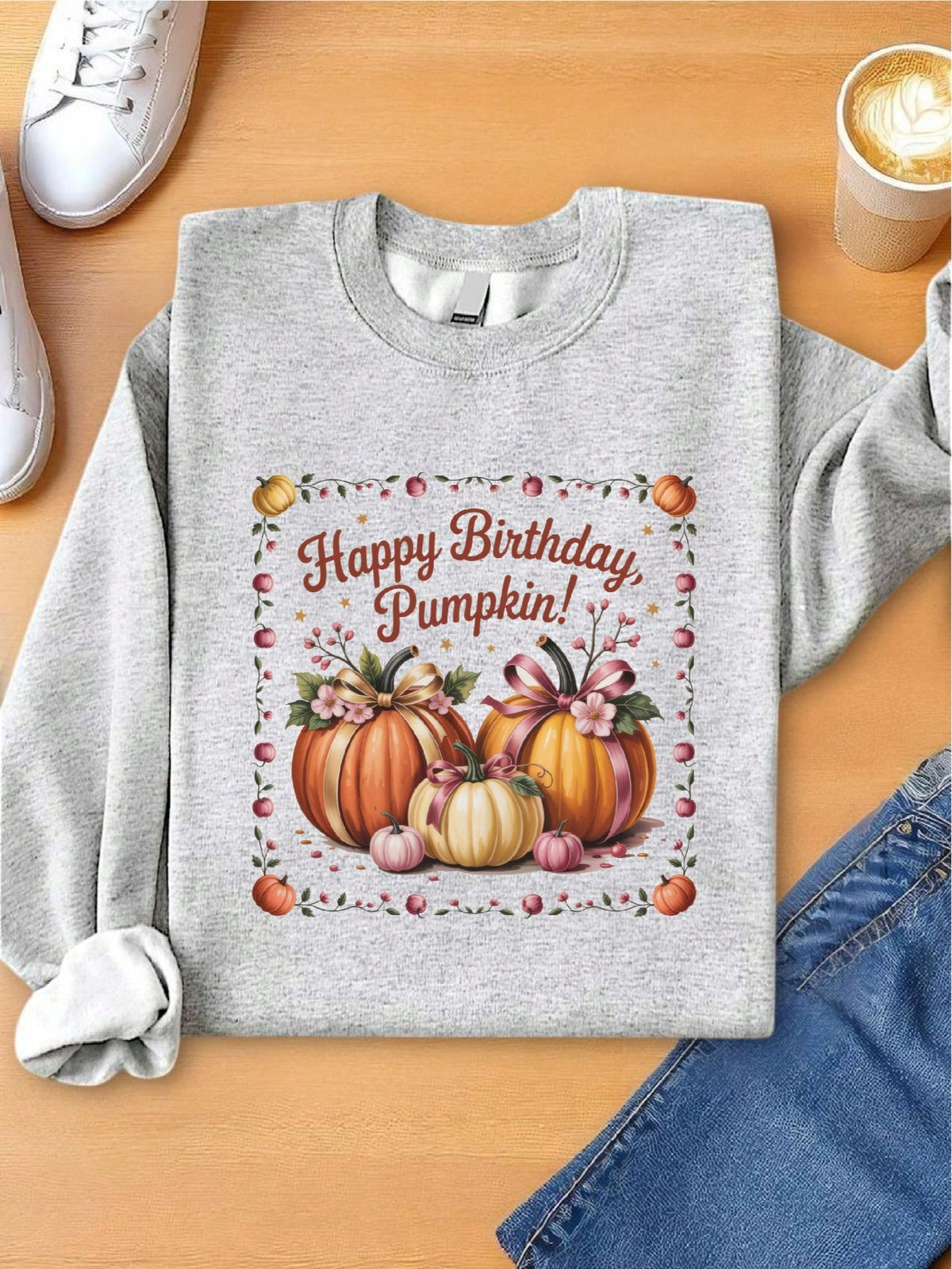 Happy Birthday Pumpkin Sweatshirt