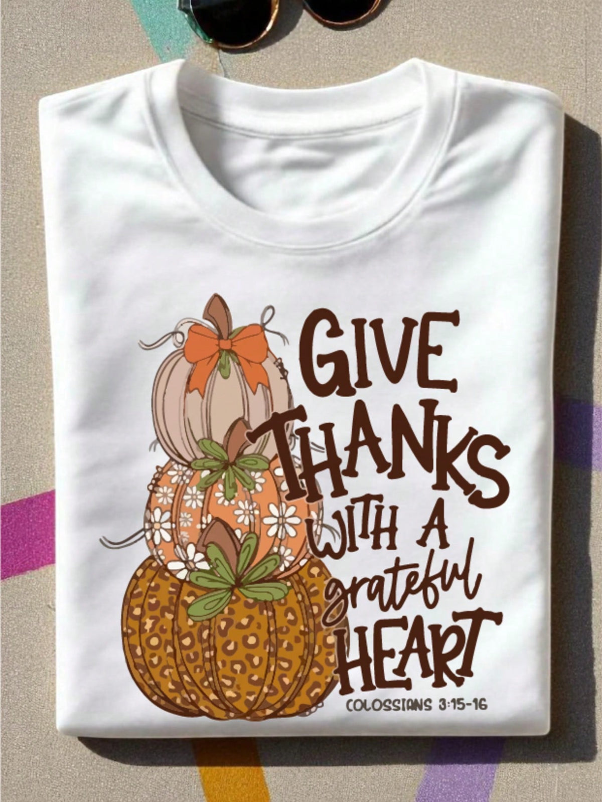 Give Thanks Verse T-Shirt