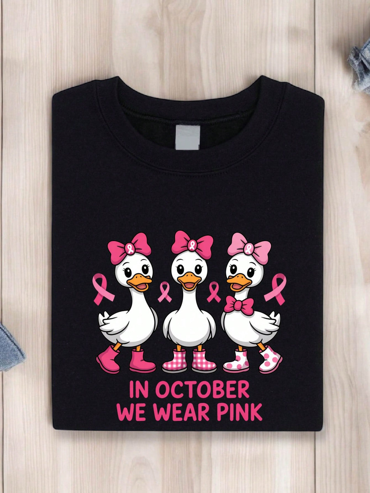 In October We Wear Pink Unisex T-Shirt