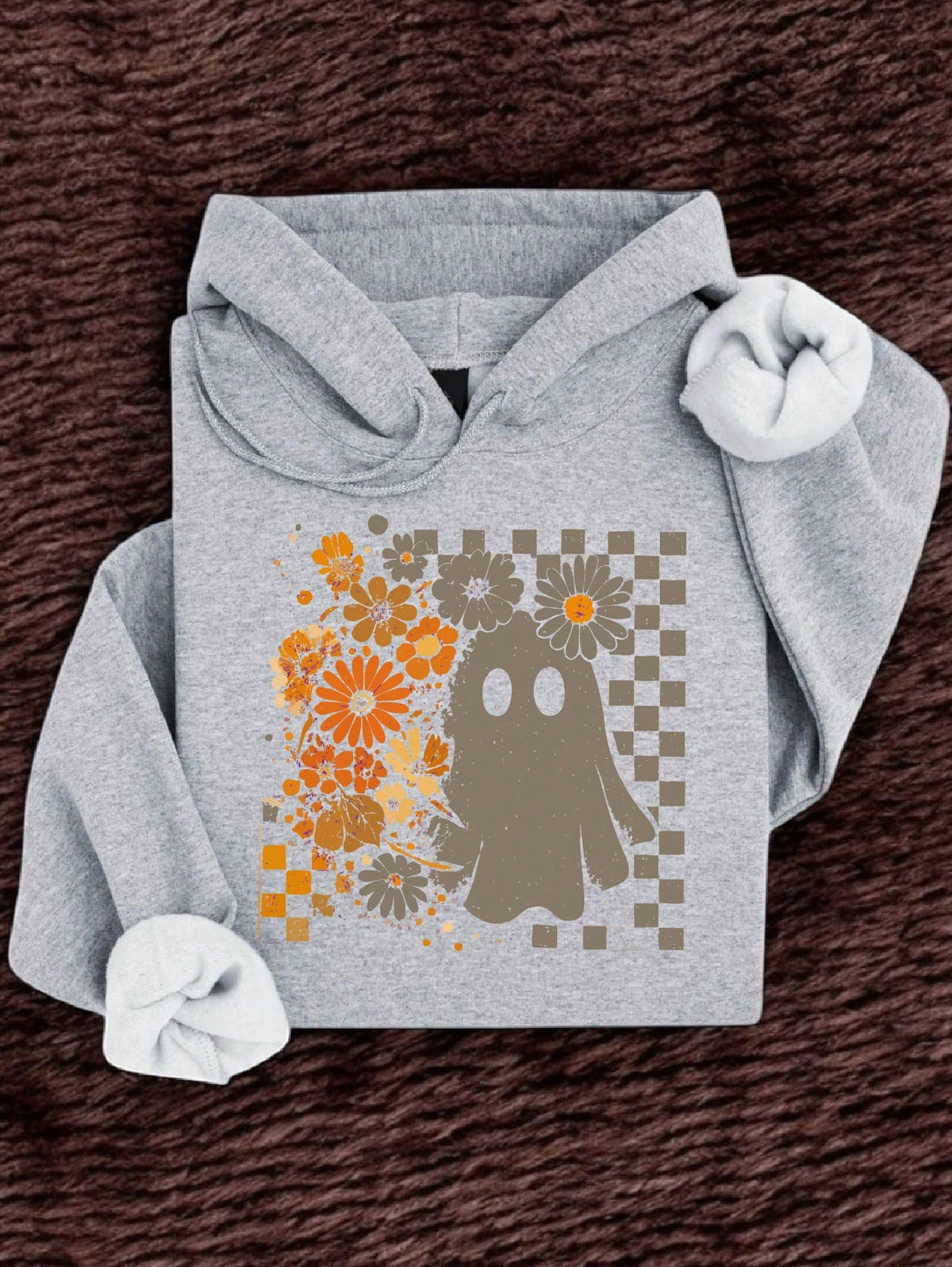 Checkered Ghost Hoodie