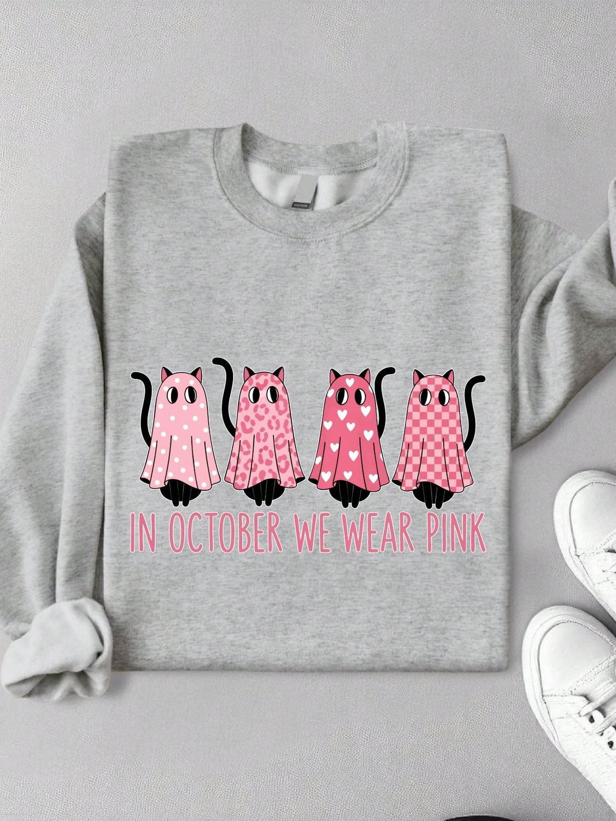 In October We Wear Pink Unisex Sweatshirt