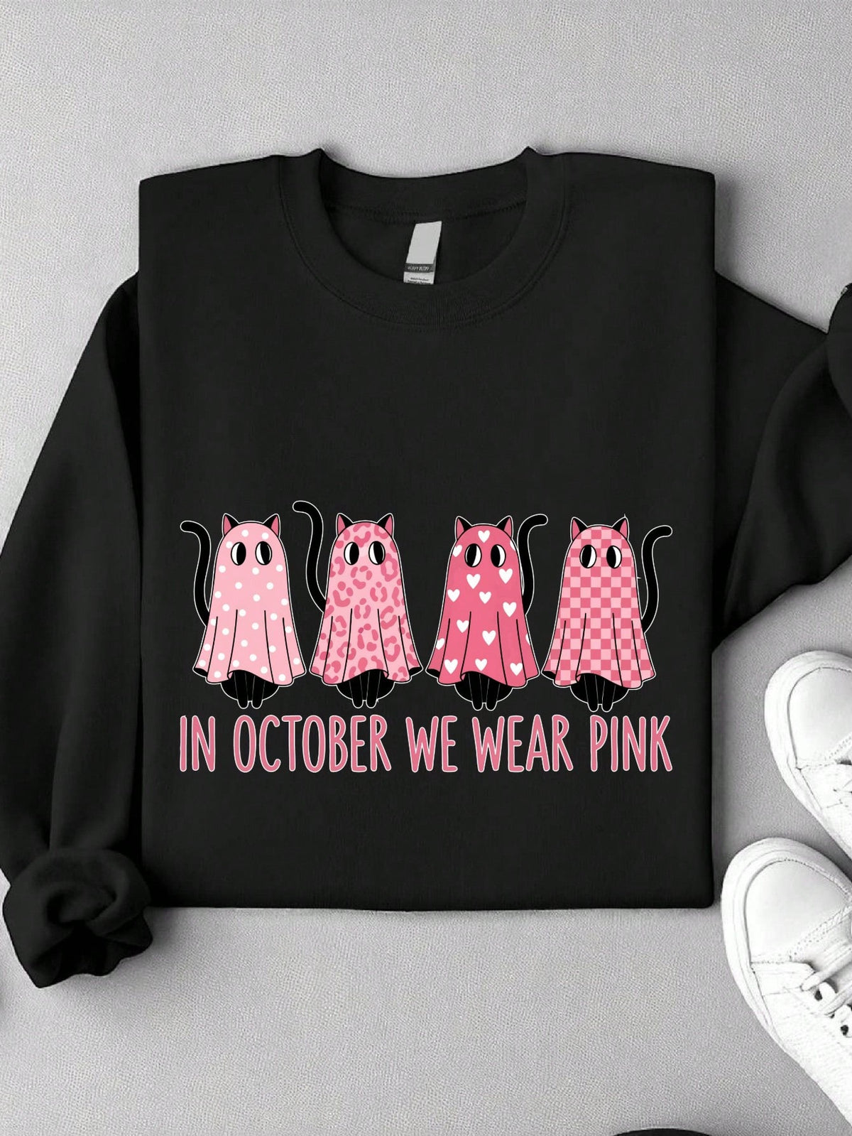 In October We Wear Pink Unisex Sweatshirt