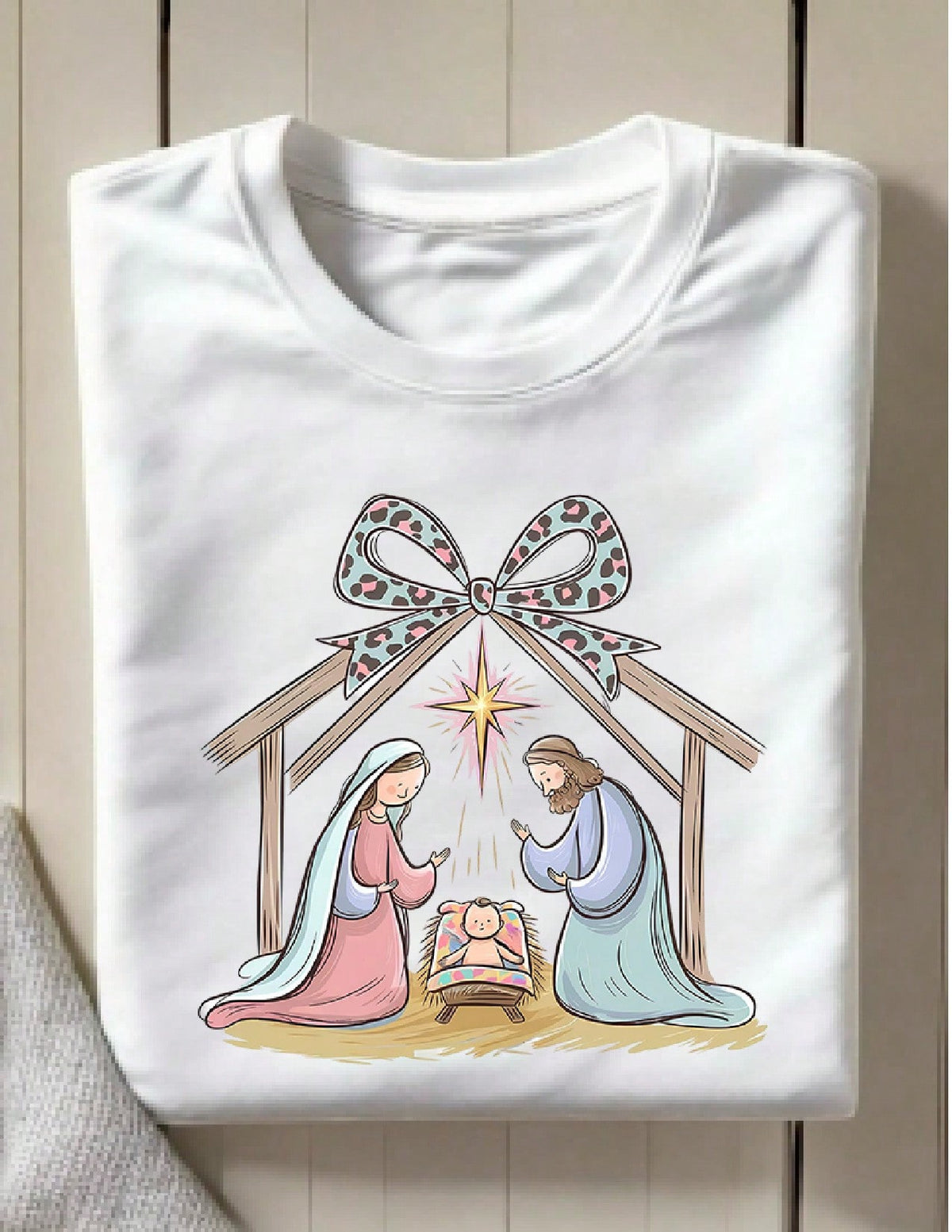 Coquette Nativity Scene T-Shirt