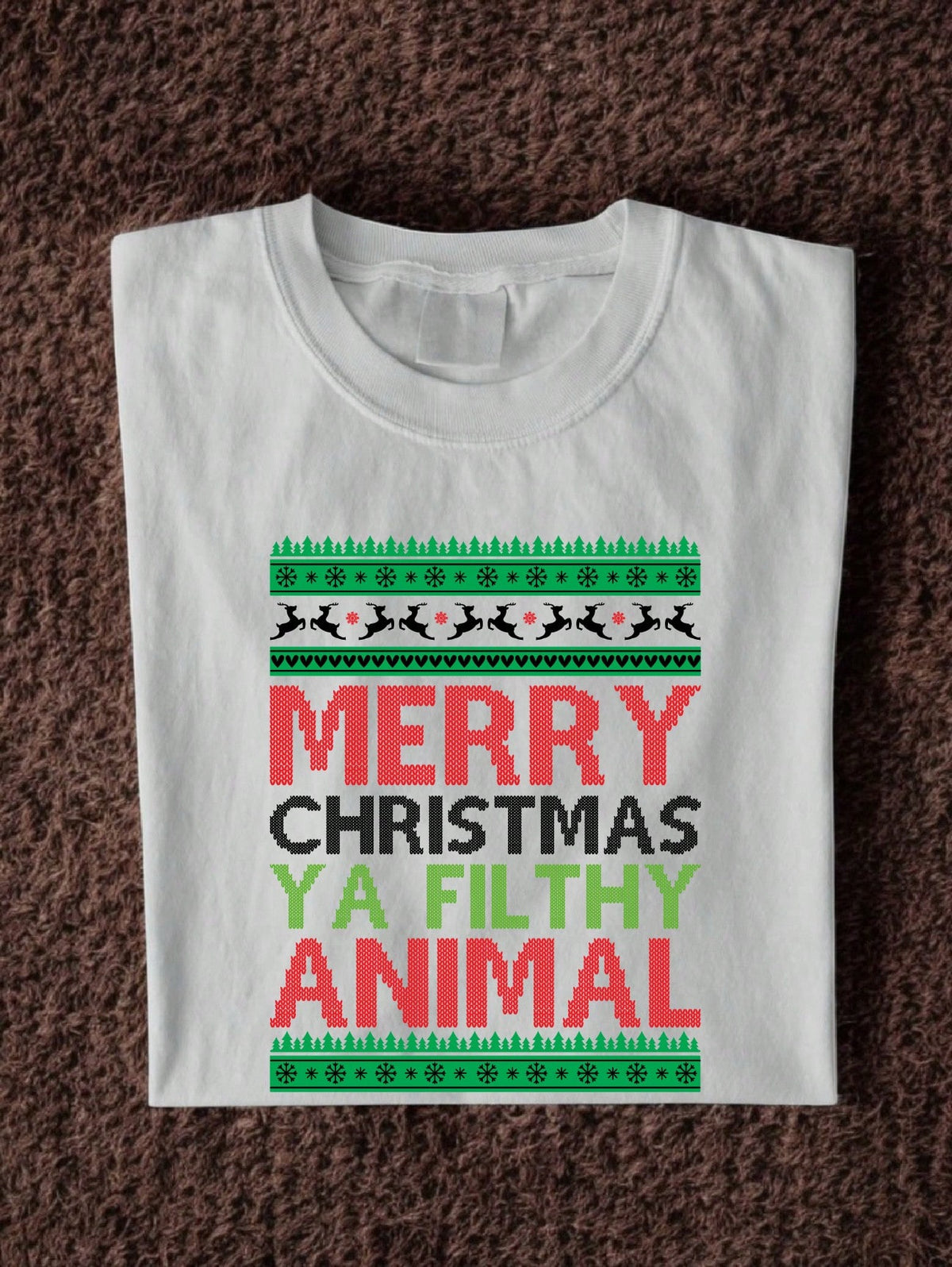 Merry Christmas Ya Filthy Animal T-Shirt