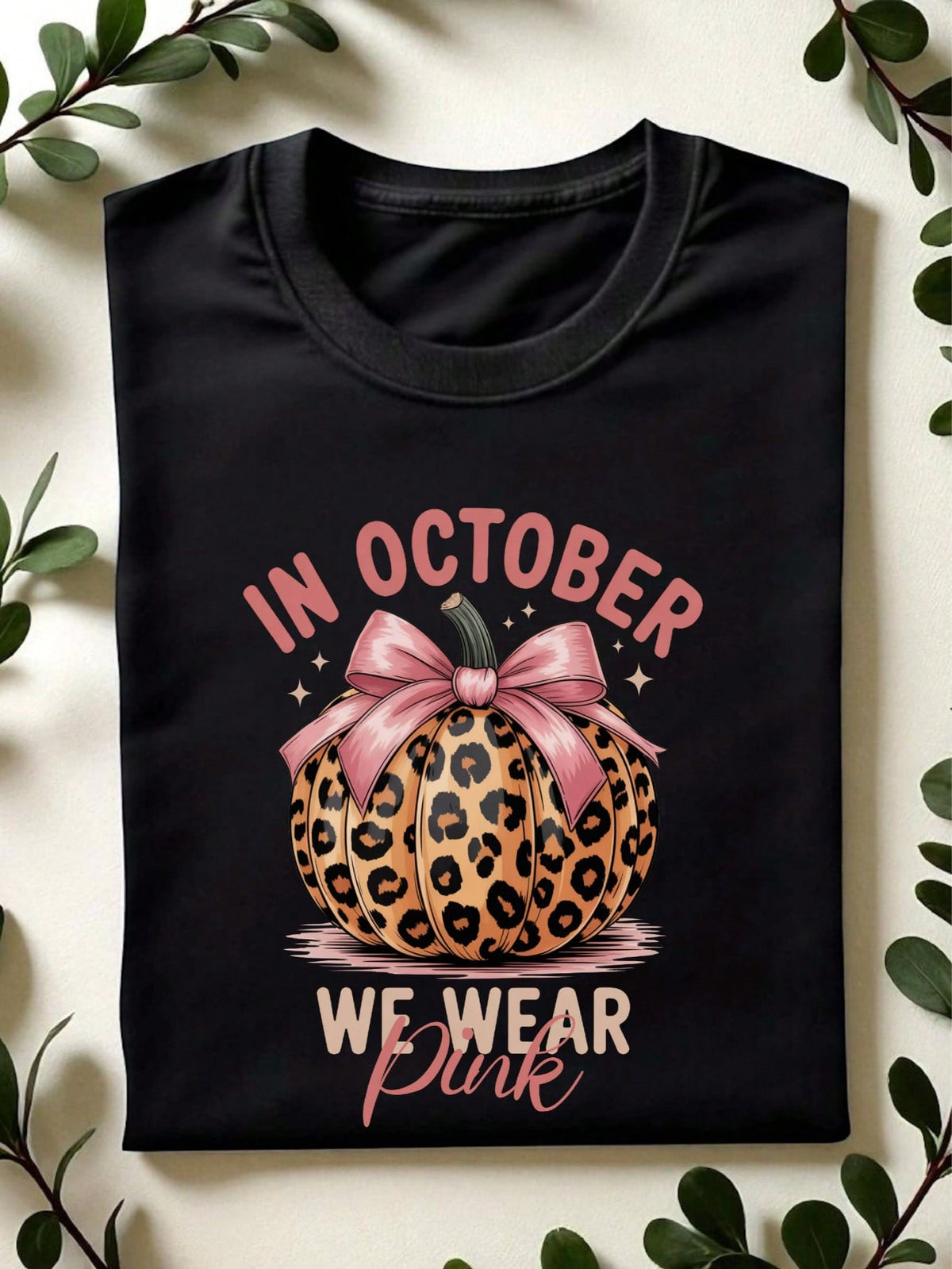 In October We Wear Pink T-Shirt
