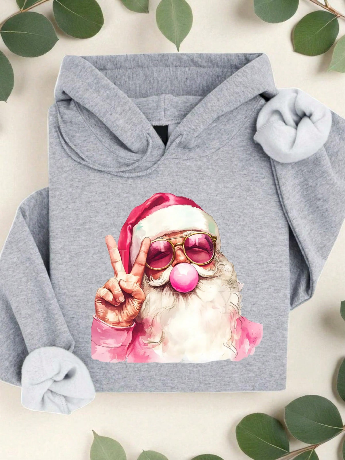 Santa Blowing Bubble Hoodie