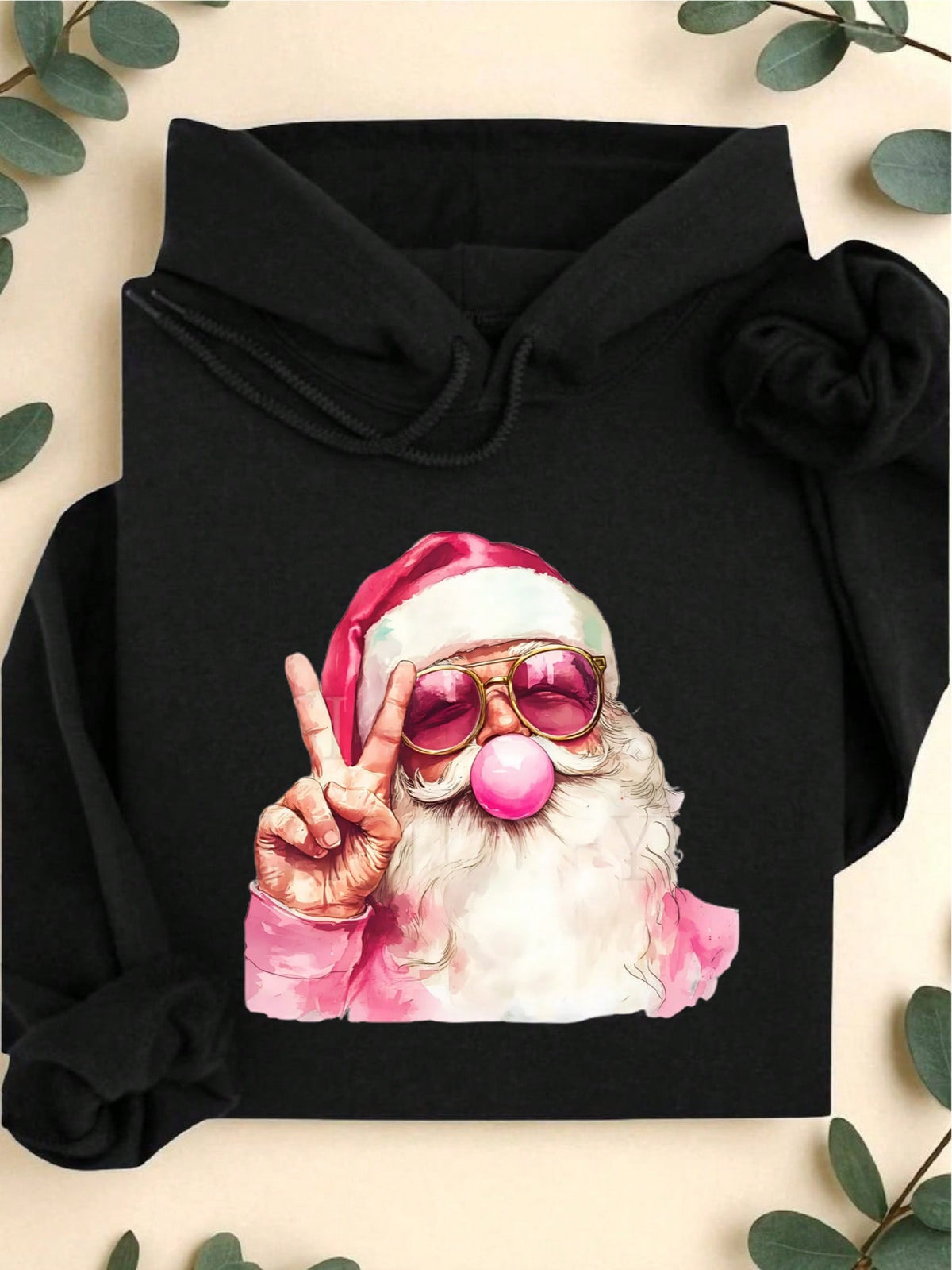 Santa Blowing Bubble Hoodie