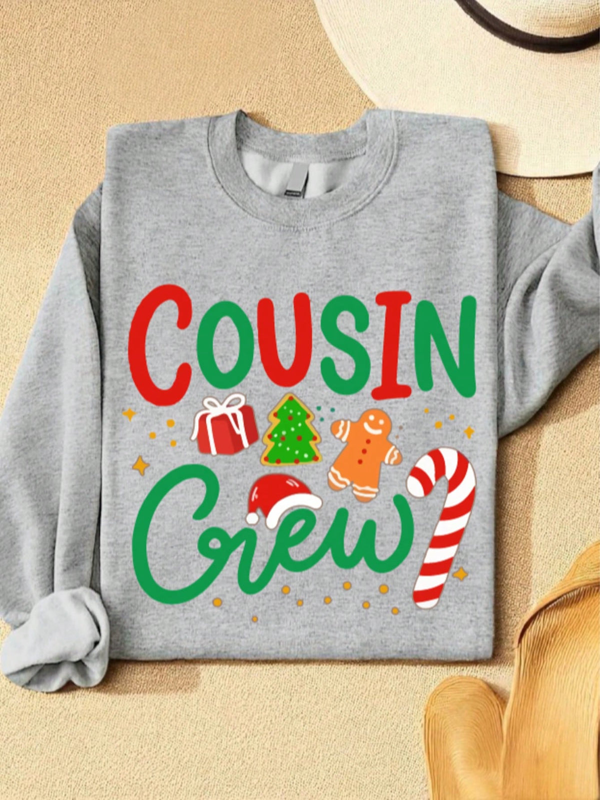Matching Cousin Crew Christmas Sweatshirt