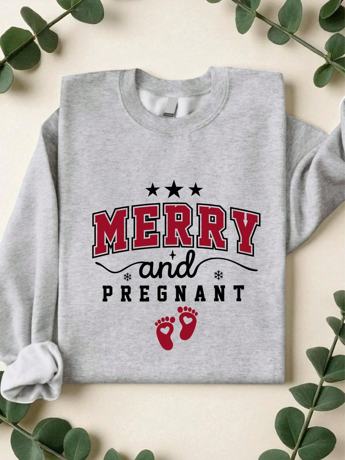 Merry And Pregnant Sweatshirt