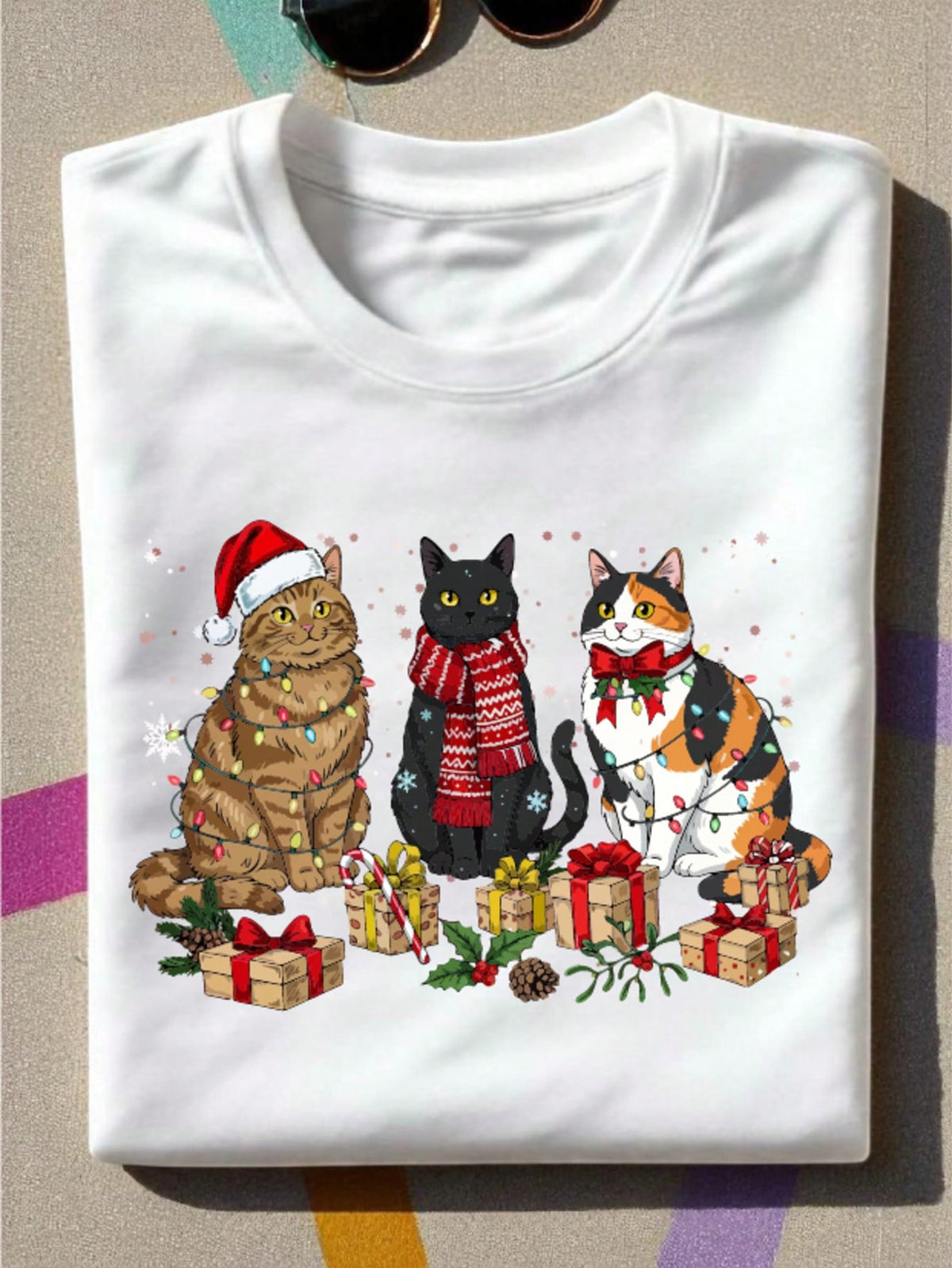 Christmas Cats T-Shirt