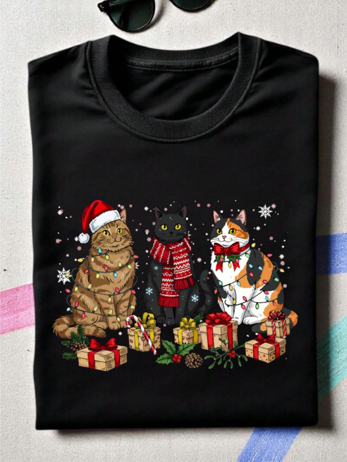 Christmas Cats T-Shirt