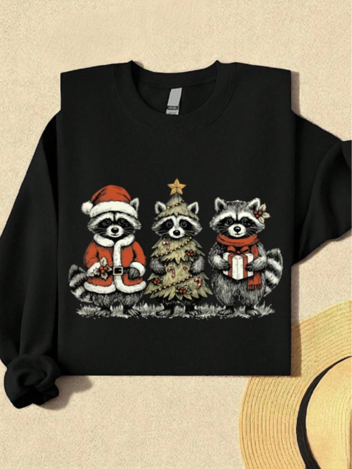 Christmas Raccoons Sweatshirt