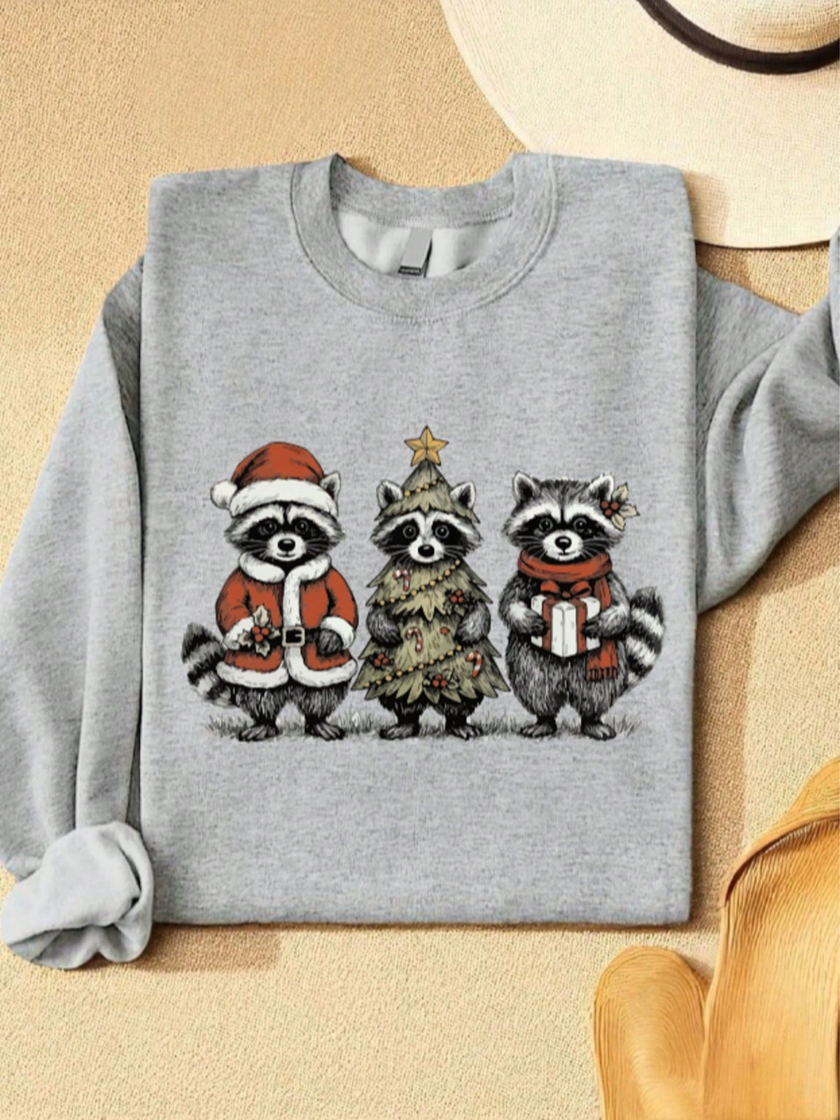 Christmas Raccoons Sweatshirt