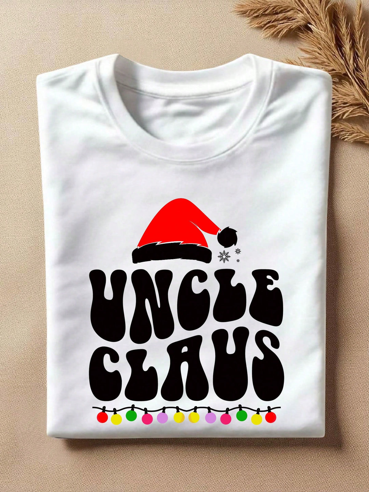 1 PC Auntie Uncle Claus T-Shirt