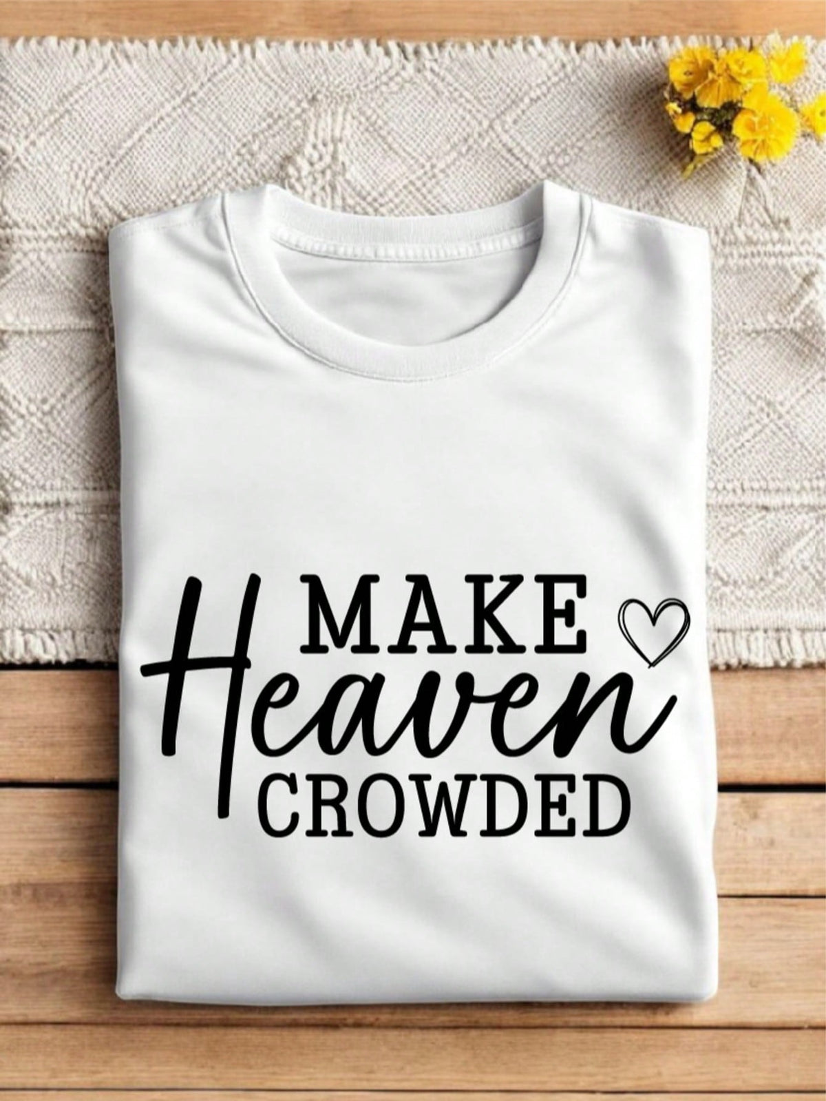 Make Heaven Crowded Heart T-Shirt