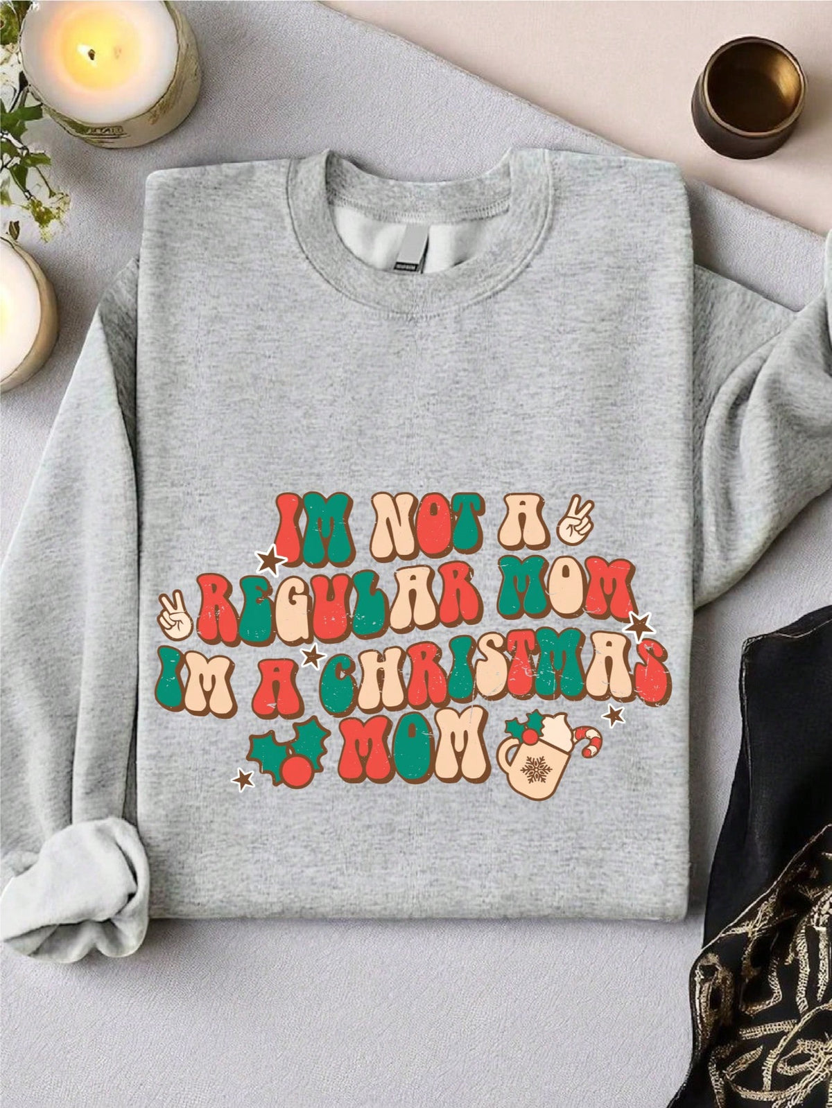Groovy Christmas Mom Sweatshirt