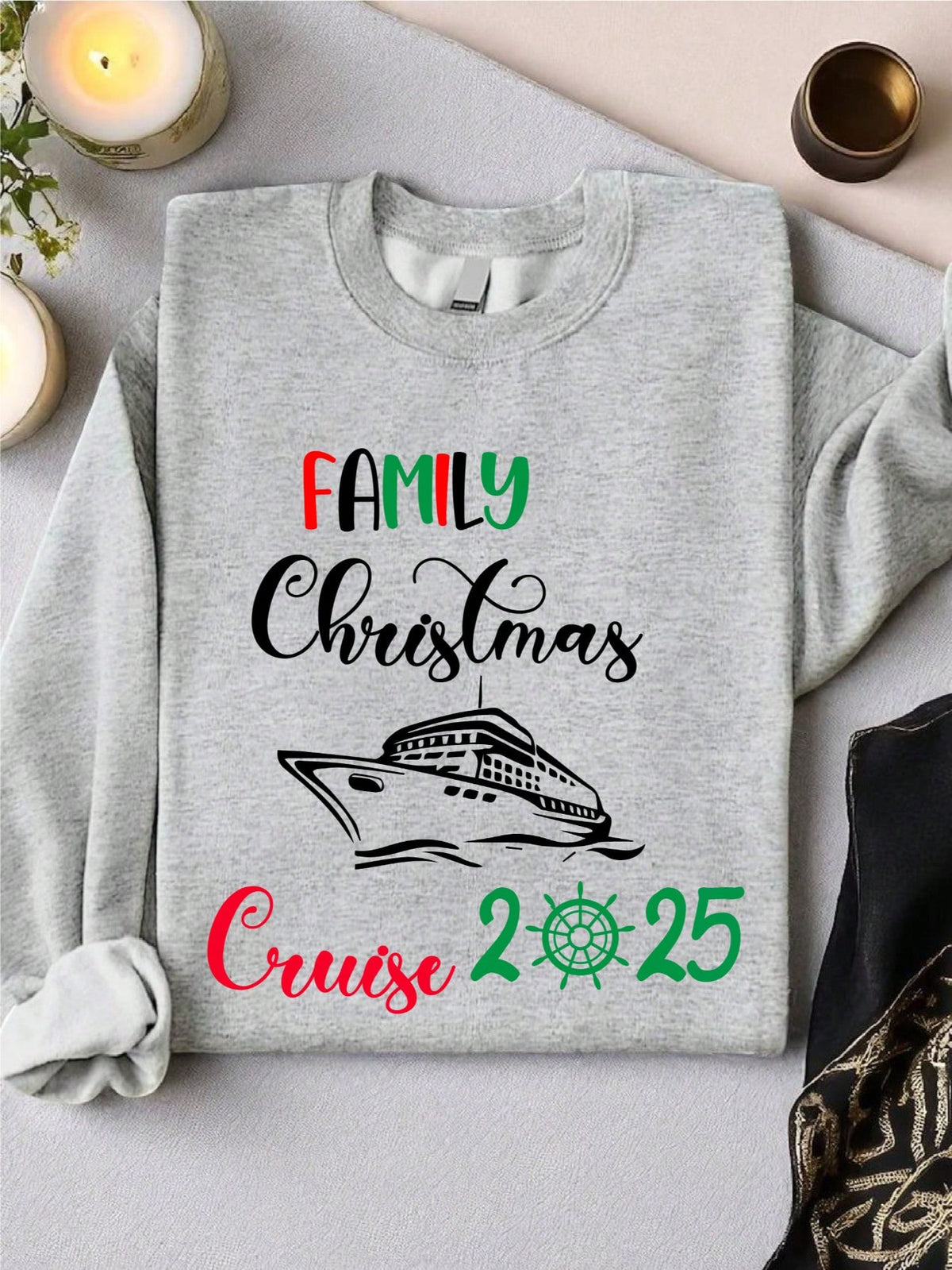 Family Christmas Cruise 2025 Sweatshirt