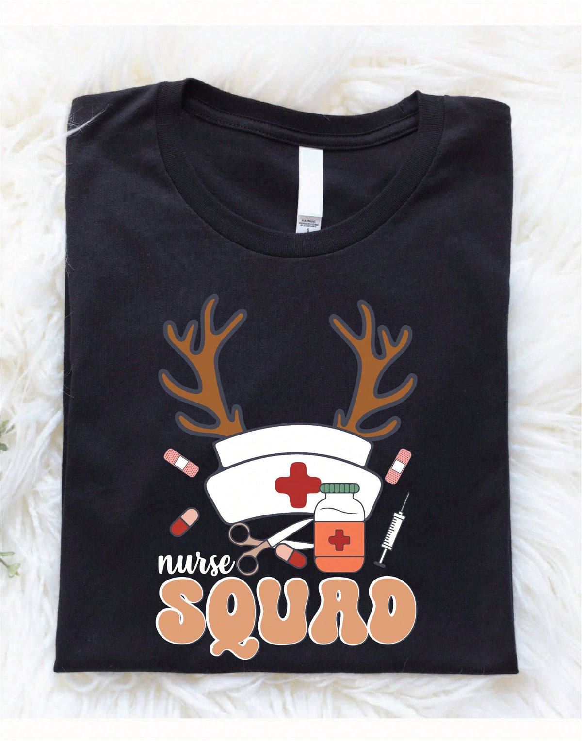 Nurse Crew Reindeer T-Shirt