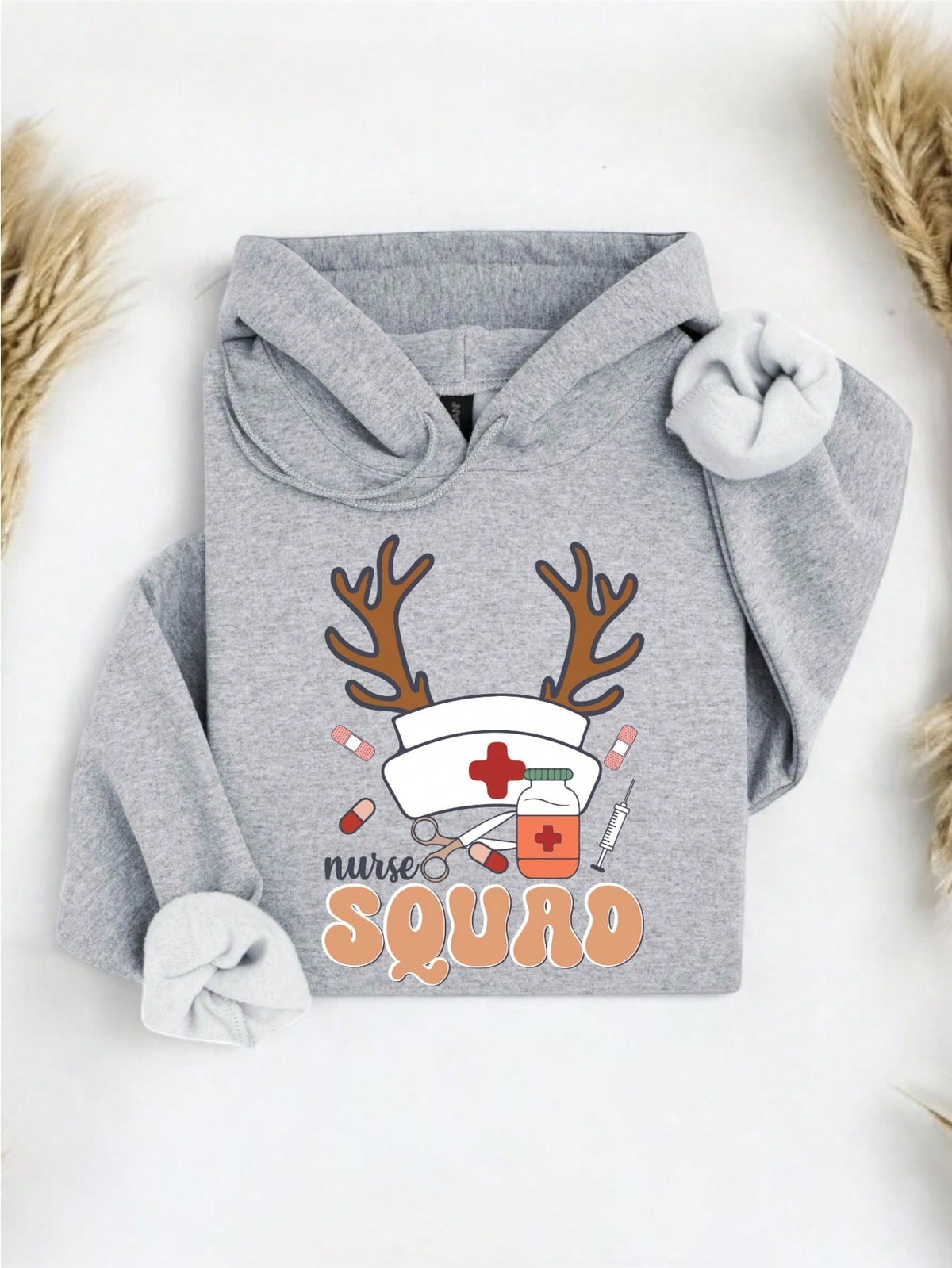 Nurse Crew Reindeer Hoodie