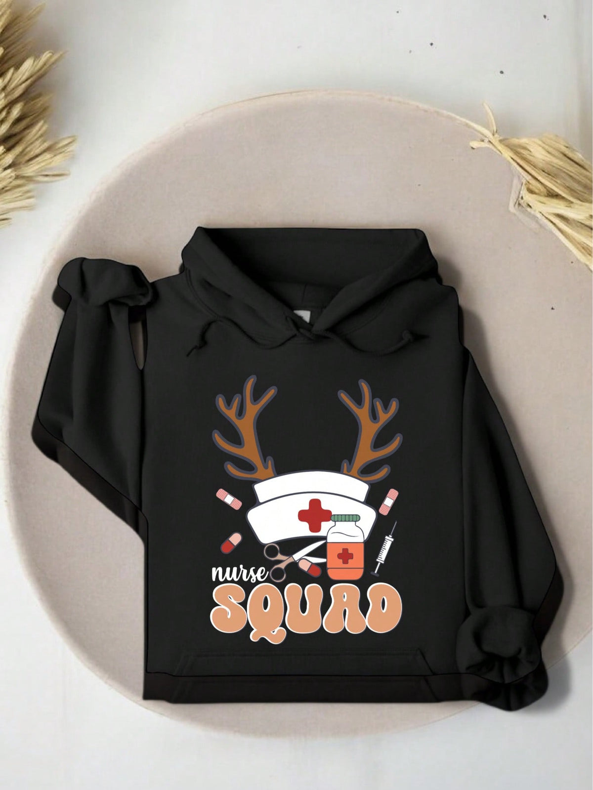 Nurse Crew Reindeer Hoodie
