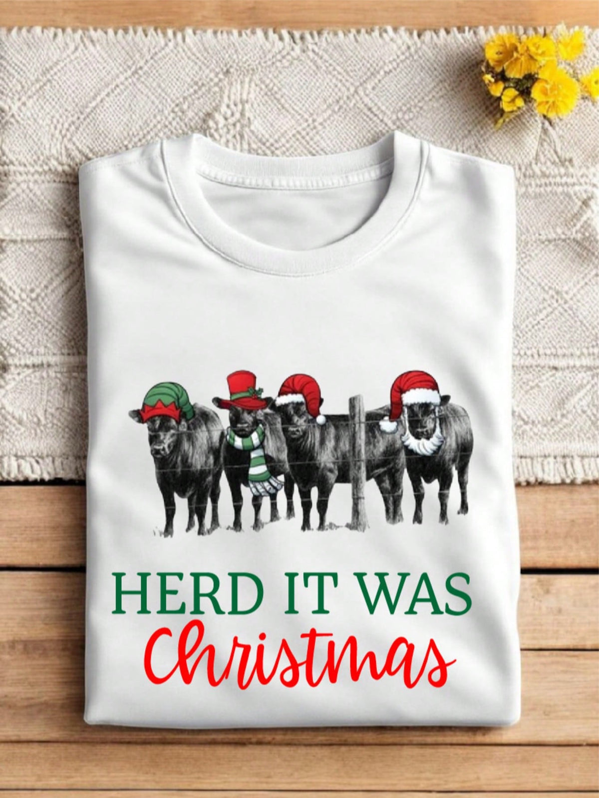 Herd It Was Christmas T-Shirt