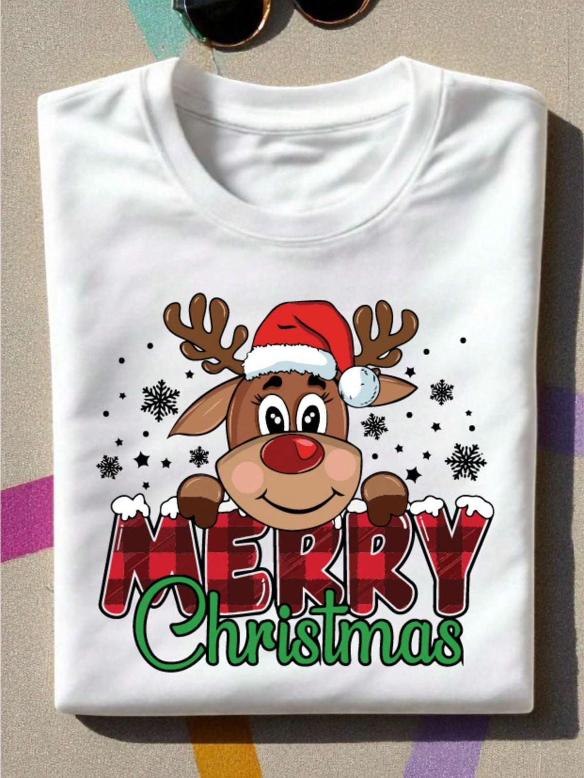 Merry Christmas Reindeer T-Shirt