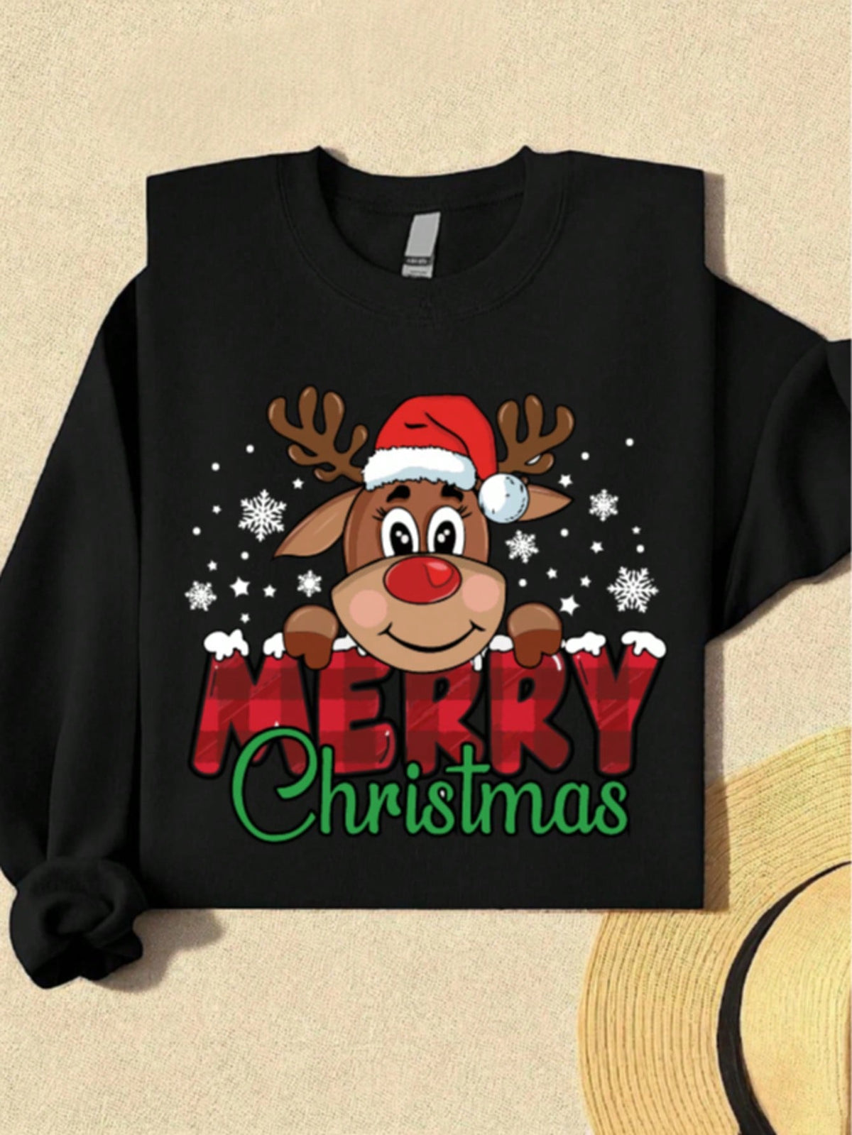 Merry Christmas Reindeer Sweatshirt