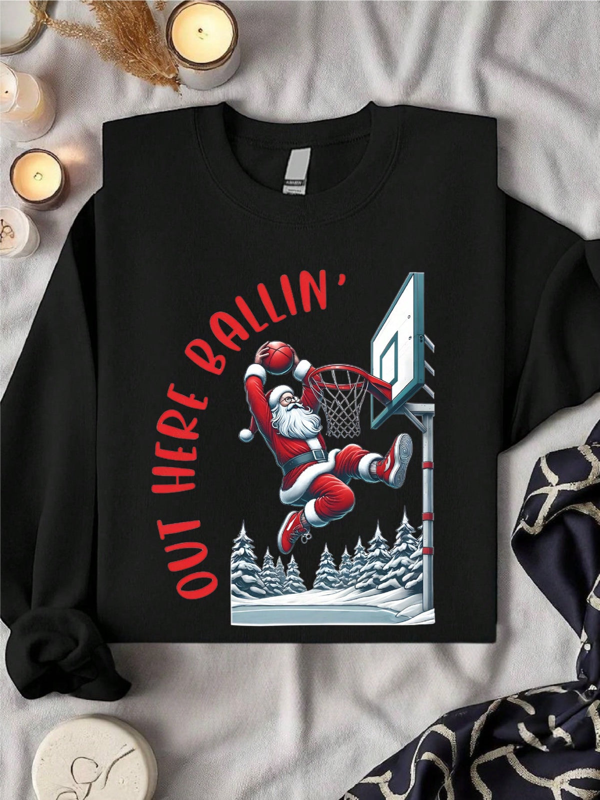 Basketball Christmas Sweatshirt