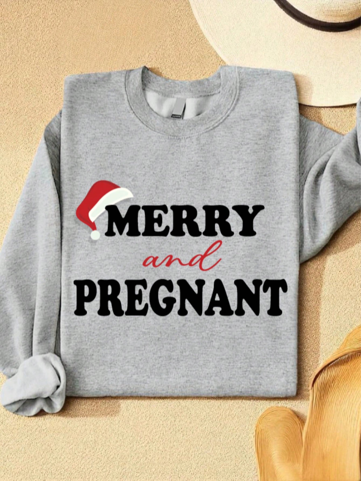 Christmas Pregnancy Announcement Sweatshirt