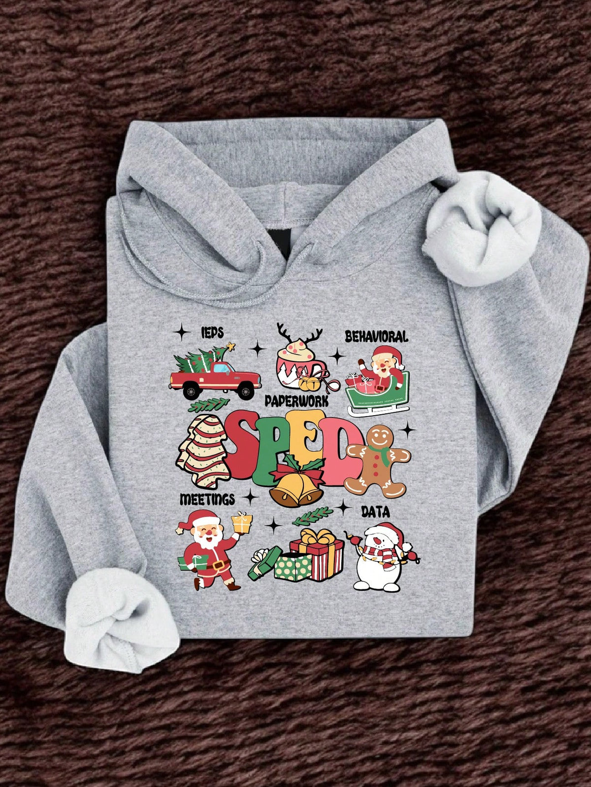 Christmas Snowman Cozy Season Hoodie