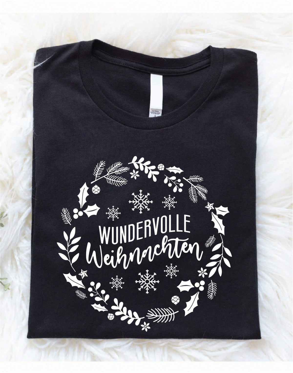 Floral Wundervolle Weihnachten T-Shirt