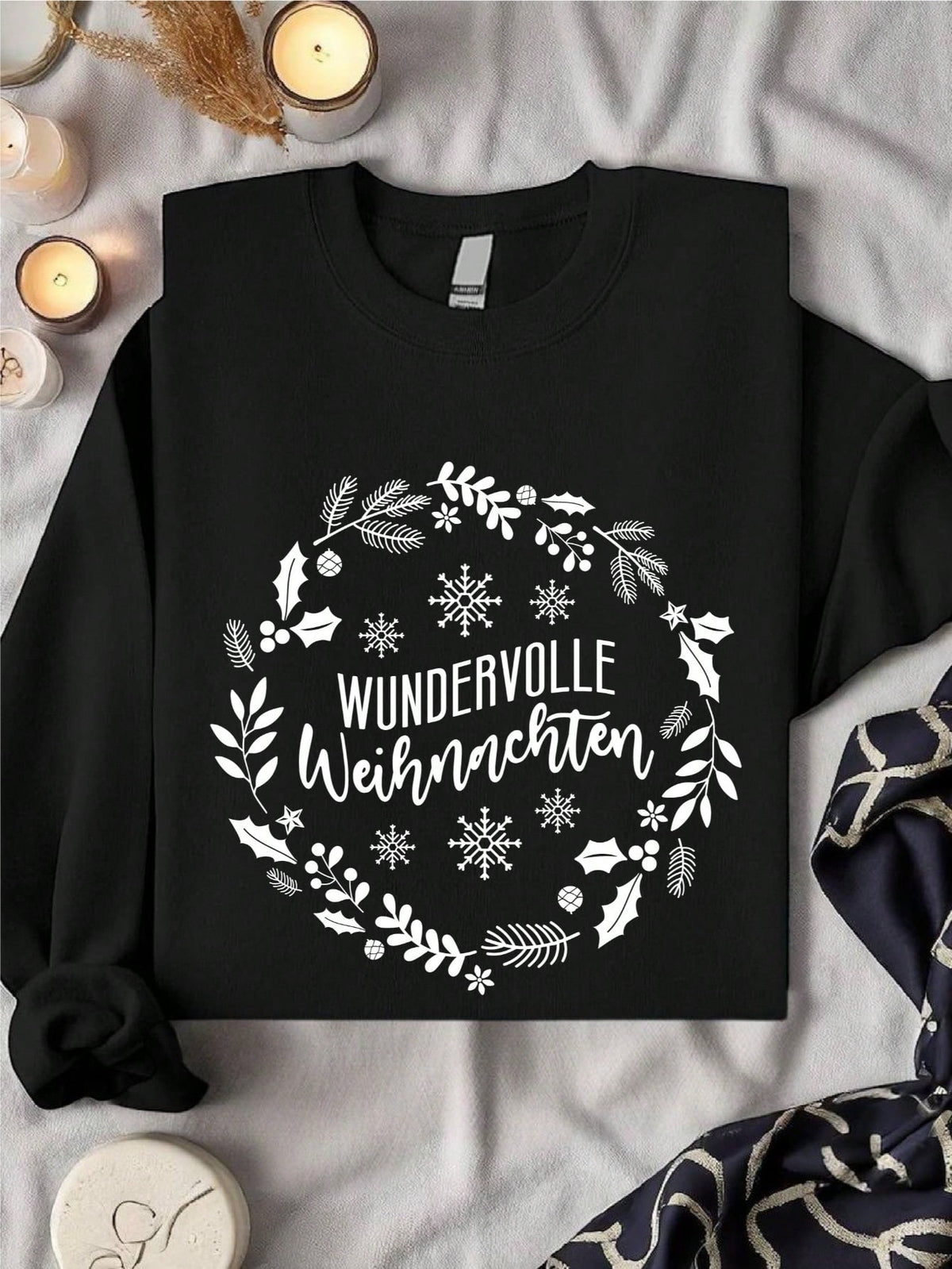 Floral Wundervolle Weihnachten Sweatshirt