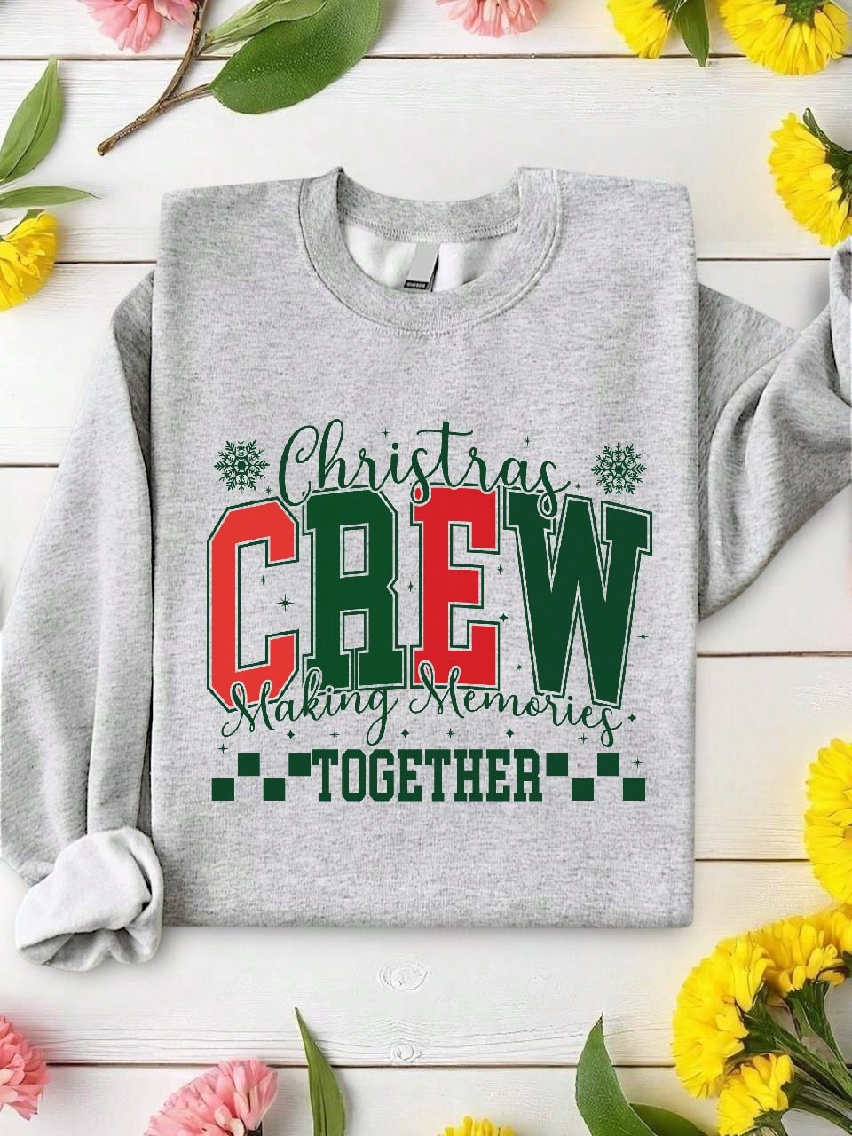 Retro Christmas Crew Sweatshirt