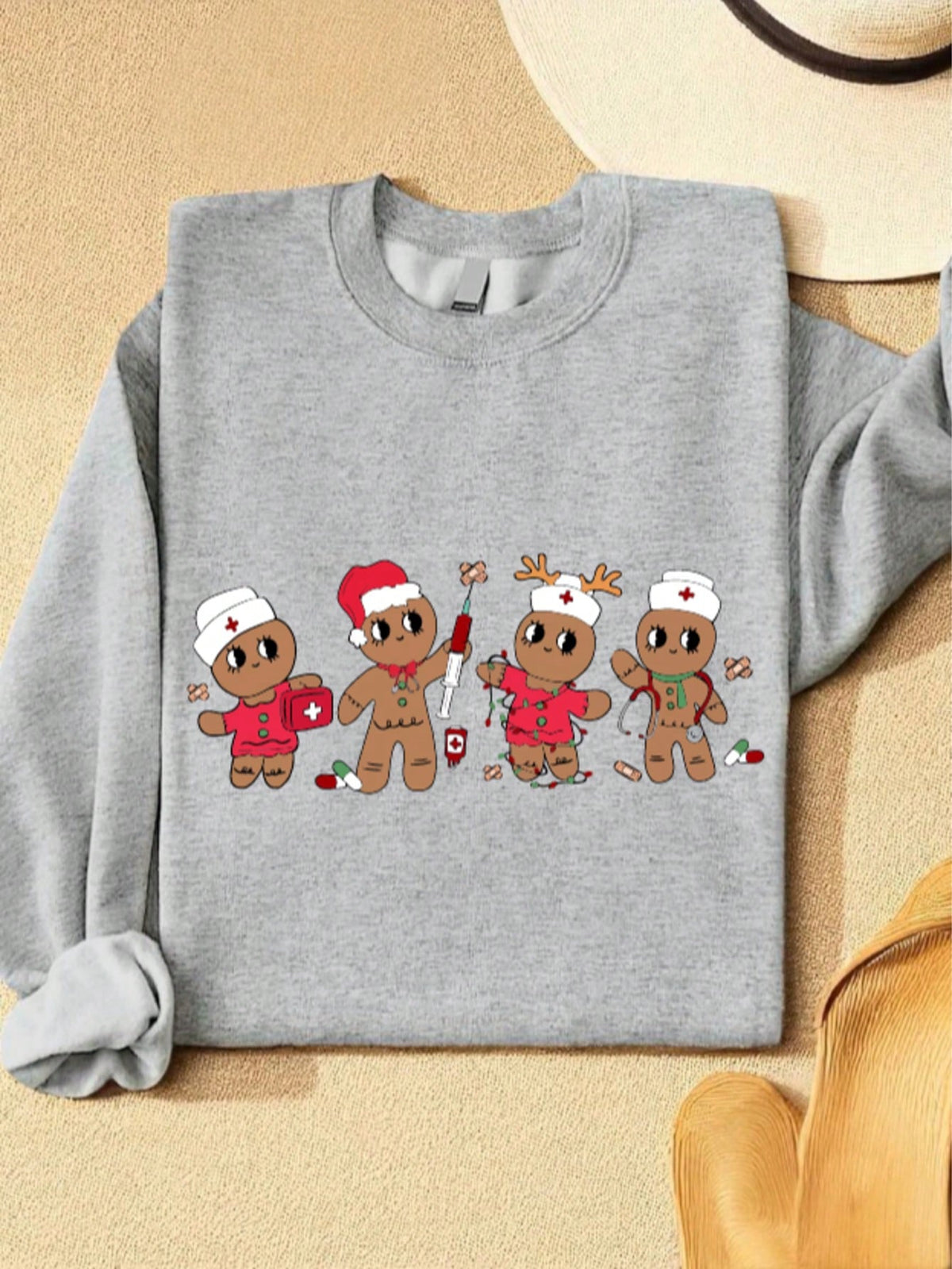 Christmas Nurse Gingerbread Sweatshirt