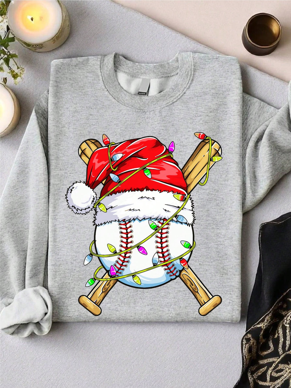 Baseball Christmas Sweatshirt