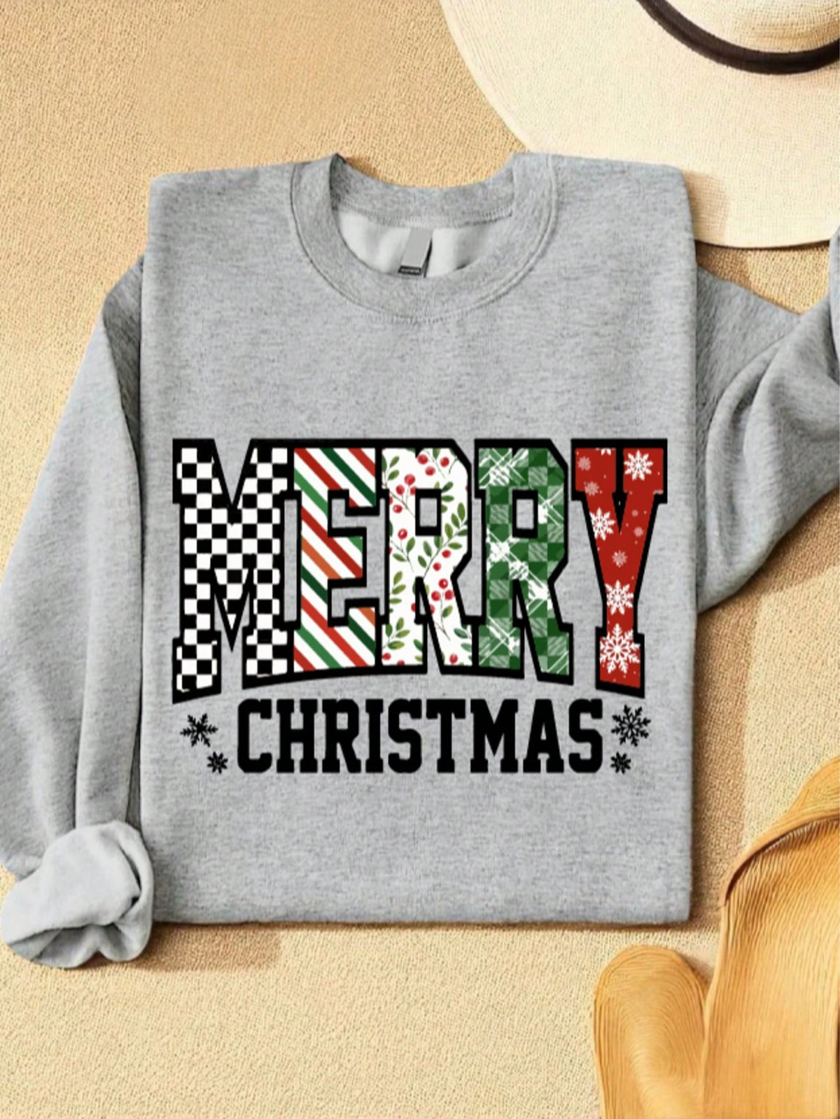 Retro Merry Christmas Sweatshirt