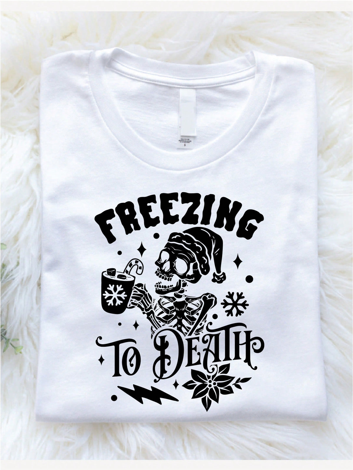 Freezing To Death Skeleton T-Shirt