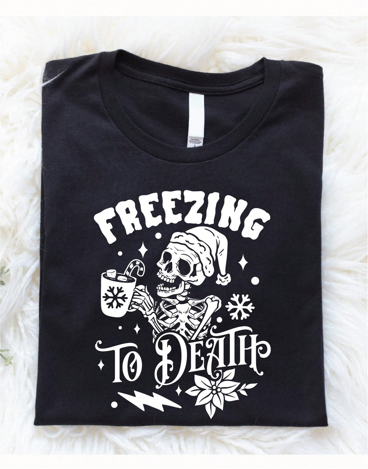 Freezing To Death Skeleton T-Shirt