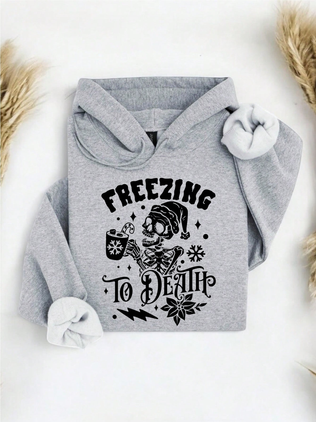 Freezing To Death Skeleton Hoodie