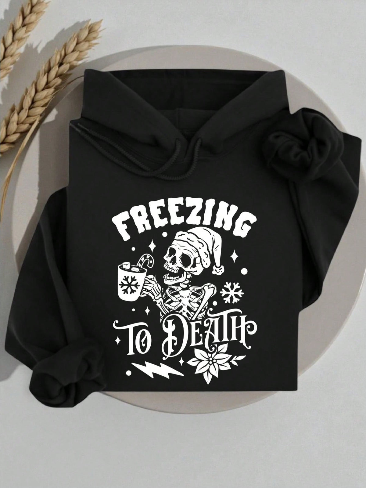 Freezing To Death Skeleton Hoodie